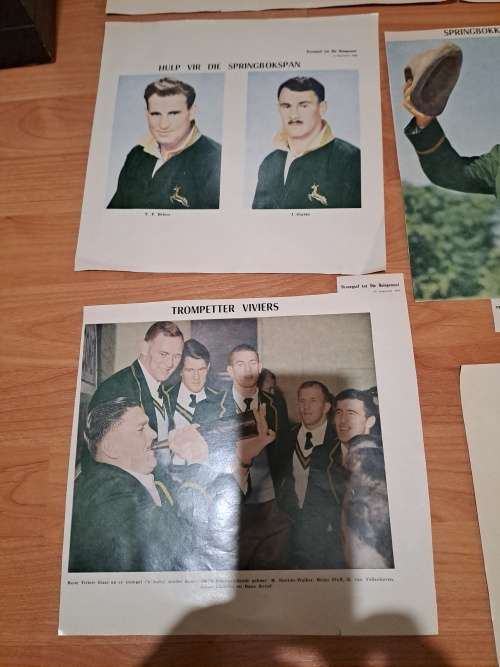 Springbok toerspan 1956 na New Zeeland en Australie,plus 5 bykomende fotos