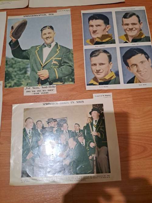 Springbok toerspan 1956 na New Zeeland en Australie,plus 5 bykomende fotos