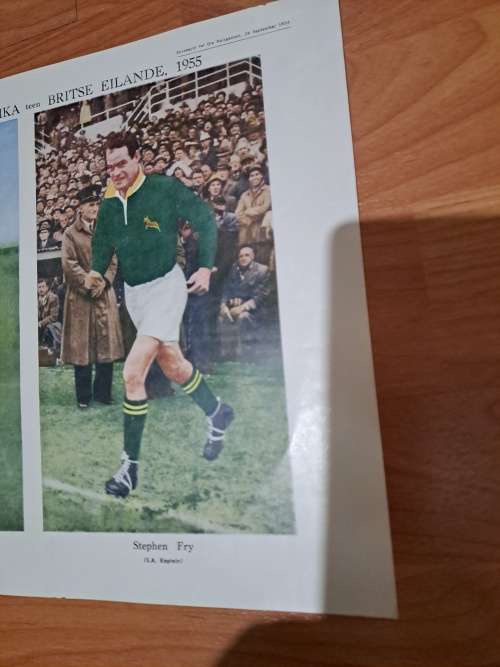 Springbok and British Isles Captains, Stephen Fry and Robin Thompson