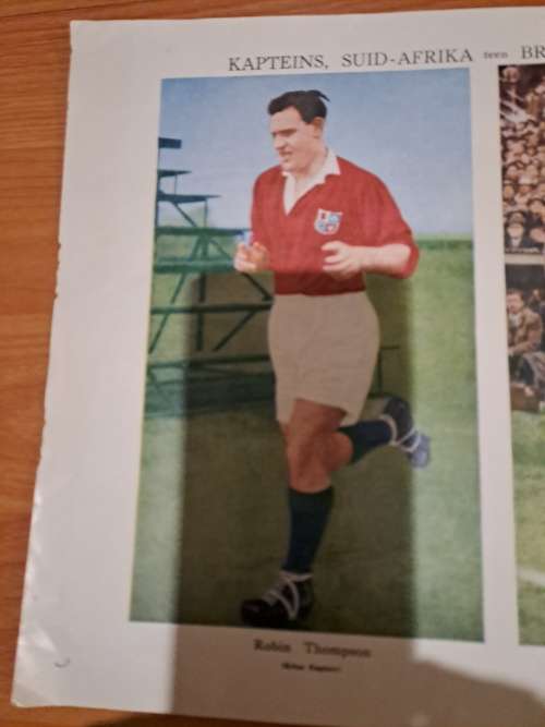 Springbok and British Isles Captains, Stephen Fry and Robin Thompson