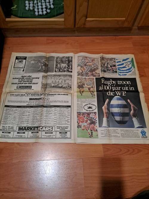 Eeufees Bylae ,WP Rugby 100 jaar oud(18 bladsye Geskiedenis(