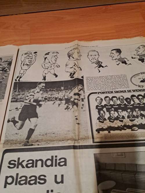 Eeufees Bylae ,WP Rugby 100 jaar oud(18 bladsye Geskiedenis(