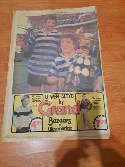 Eeufees Bylae ,WP Rugby 100 jaar oud(18 bladsye Geskiedenis(