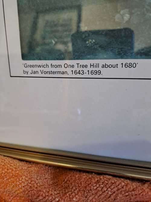 Greenwich from One Tree Hill- Jan Vorsteman Print