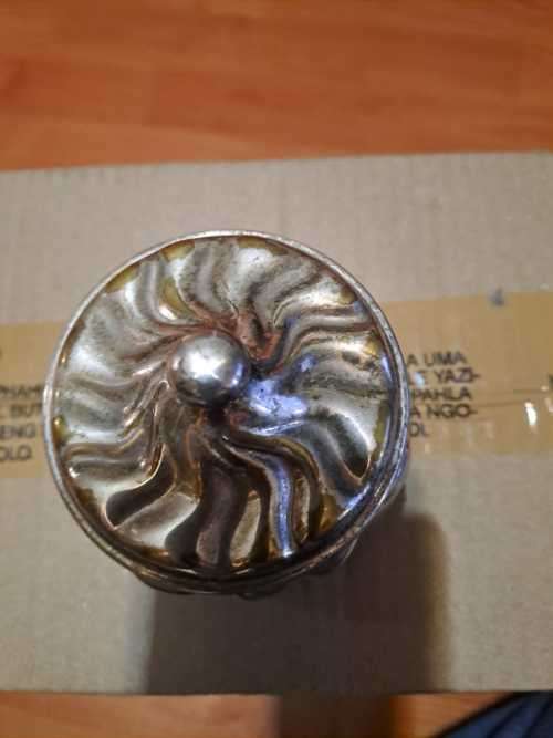 Art Deco HKE Antique Silver-plated Bowl with Lid