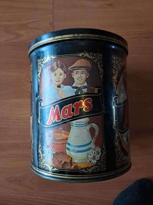 Antique Mars Bar tin Holland
