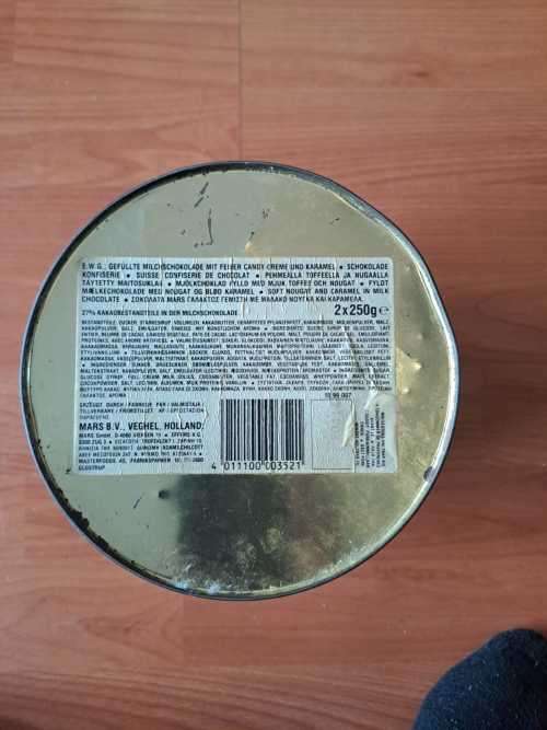 Antique Mars Bar tin Holland