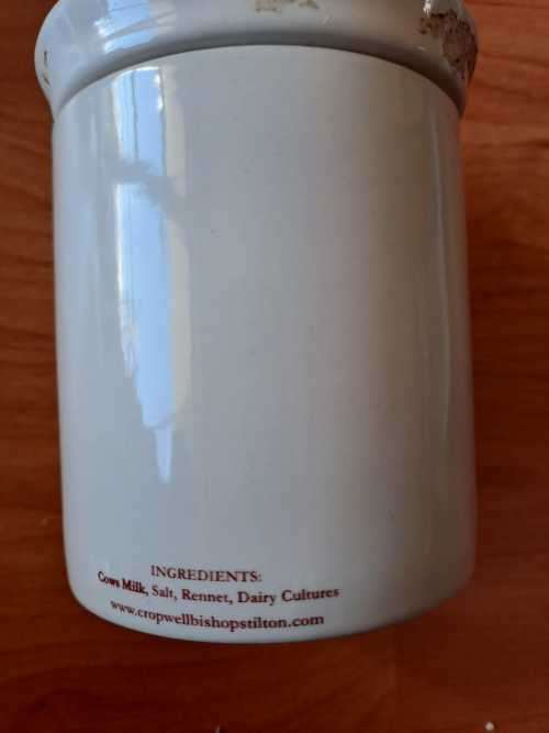 Cropwell Bishop Creamery potted Blue Stilton Cheese Ceramic Pottery Jar(empty)