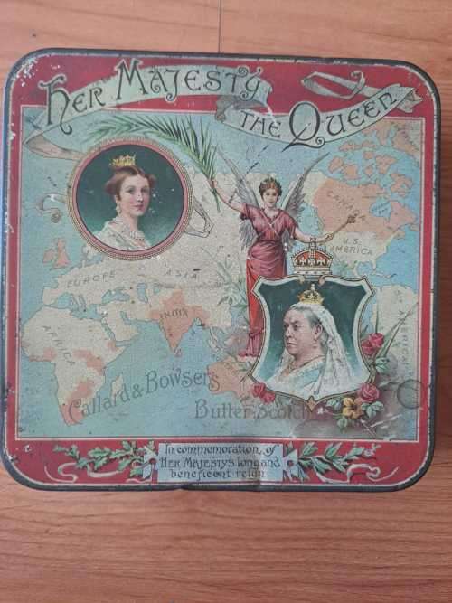 Queen Victoria, Callard and Bowser`s London Butterscotch Tin 1897