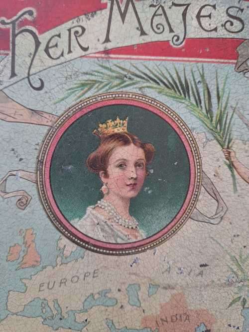 Queen Victoria, Callard and Bowser`s London Butterscotch Tin 1897