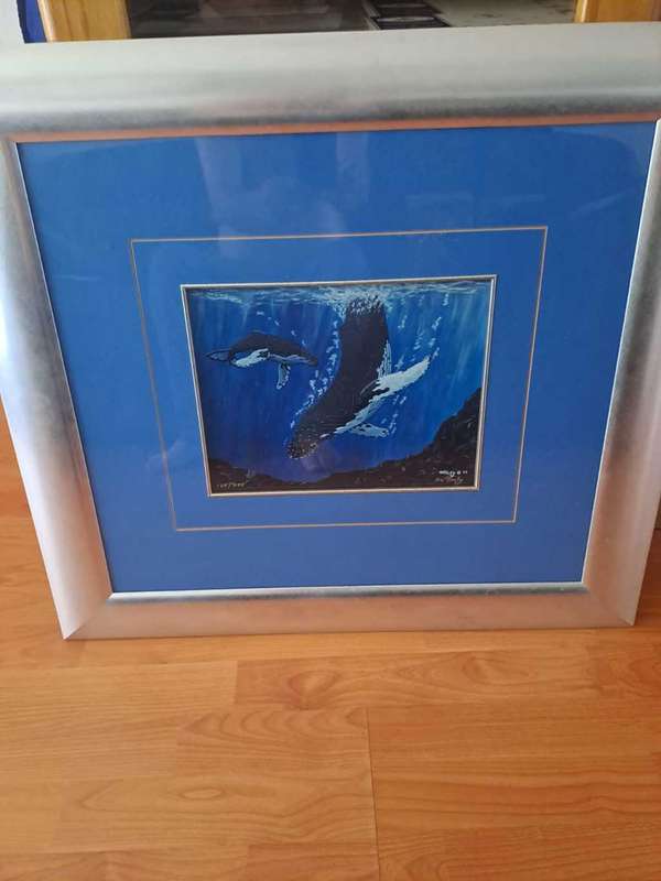 Robert W Harley limited lithograph 120/500 with original autograph