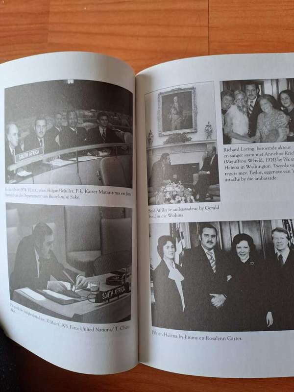 Pik Botha en sy tyd deur Theresa Papenfus, 991 pages with his original autograph
