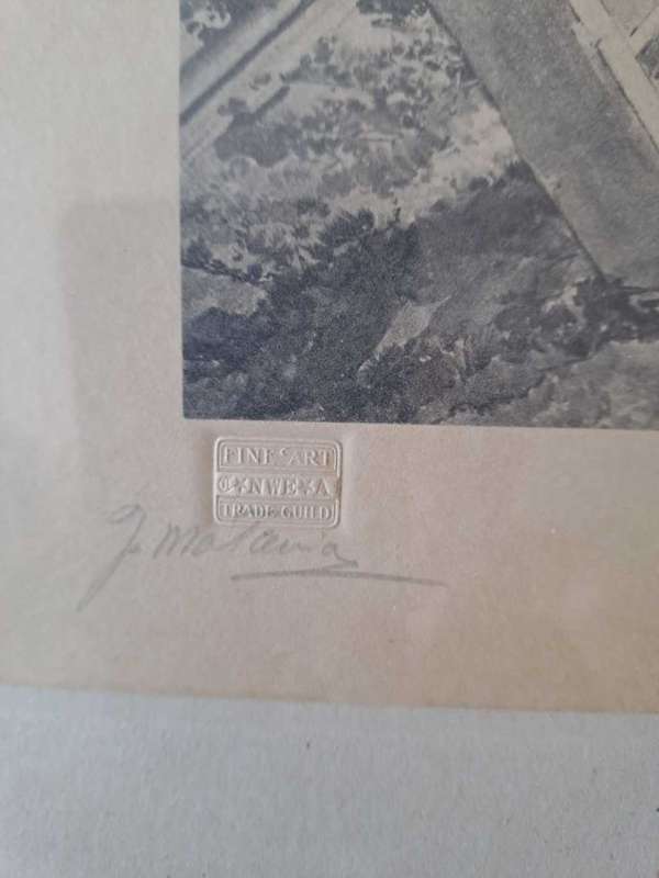 `Taking the wounded aboard`, by Fortunino Matania with original signature, 1stWW