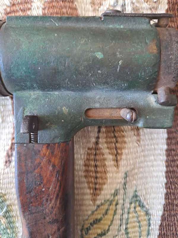 Cox Universal Humane Cattle Gun by WW Greener, Antique