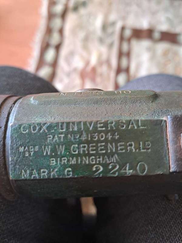 Cox Universal Humane Cattle Gun by WW Greener, Antique