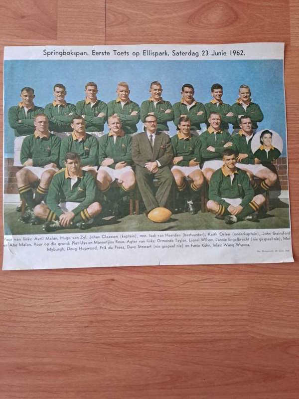 Springbok span teen Leeus 1962, 1ste toets 23 Junie 1962