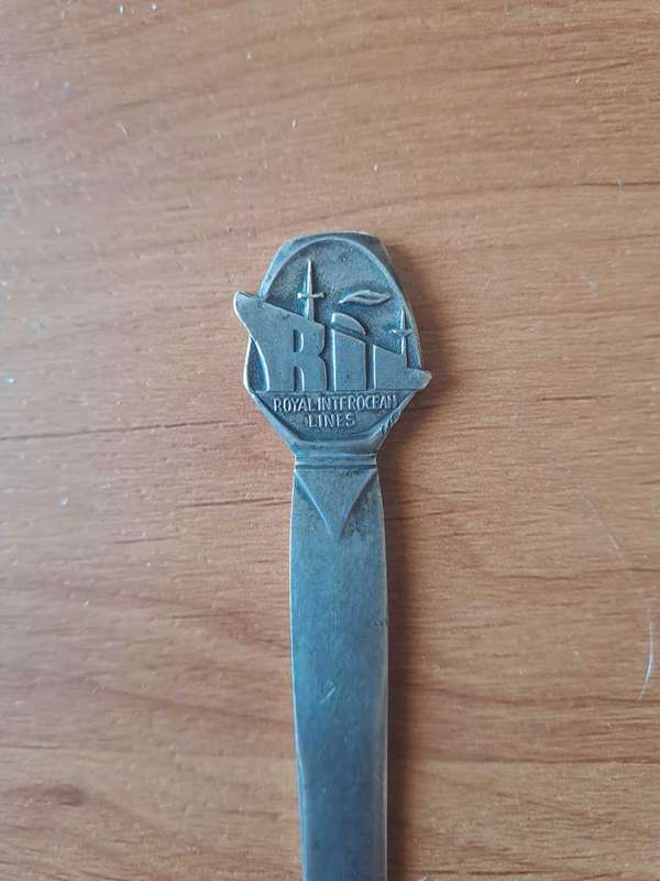 Silverplated Inter Ocean Lines Letter Opener (art deco)
