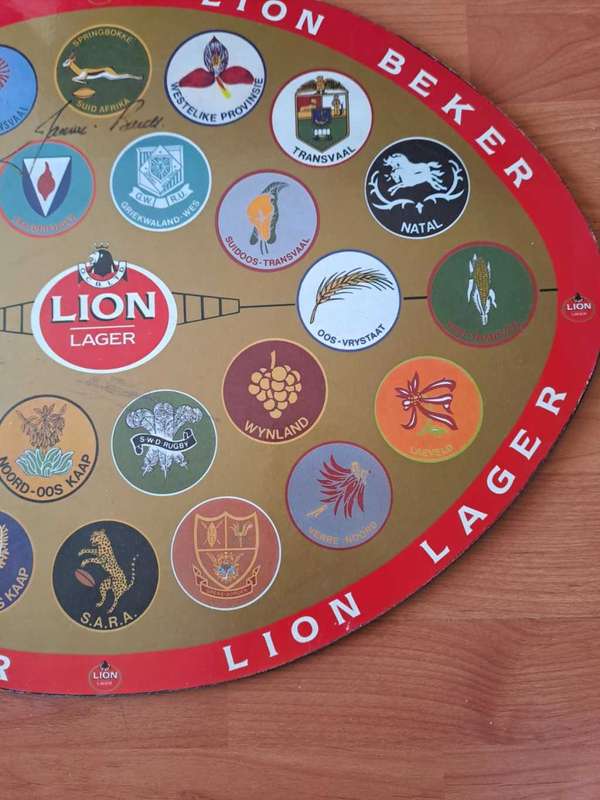 Historic Lion Cup Participants(signed Jannie Breedt) Very Scarce!!