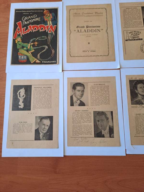 Africana, Alladin by African Consolidated Theaters Ltd with 7 signatures