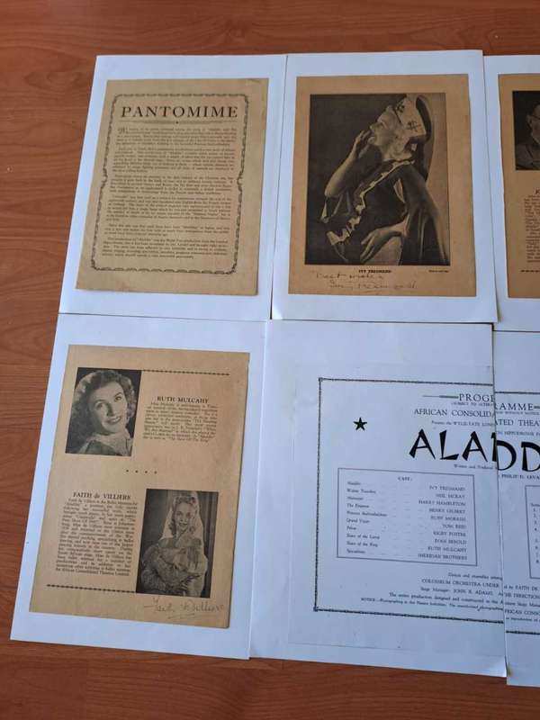 Africana, Alladin by African Consolidated Theaters Ltd with 7 signatures