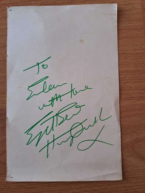 Engelbert Humperdinck original autograph