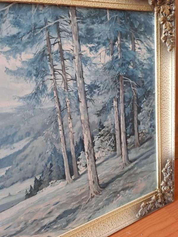 Distant View, rare Print by Erich Kruger
