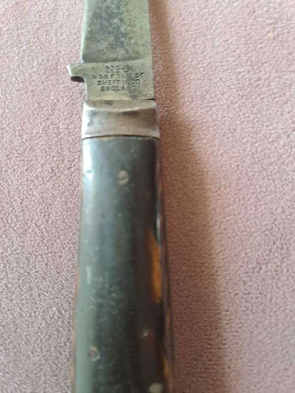 Rare Antique Joseph Rogers and sons No 6 pocket knife/paper cutter, very scarce!!!