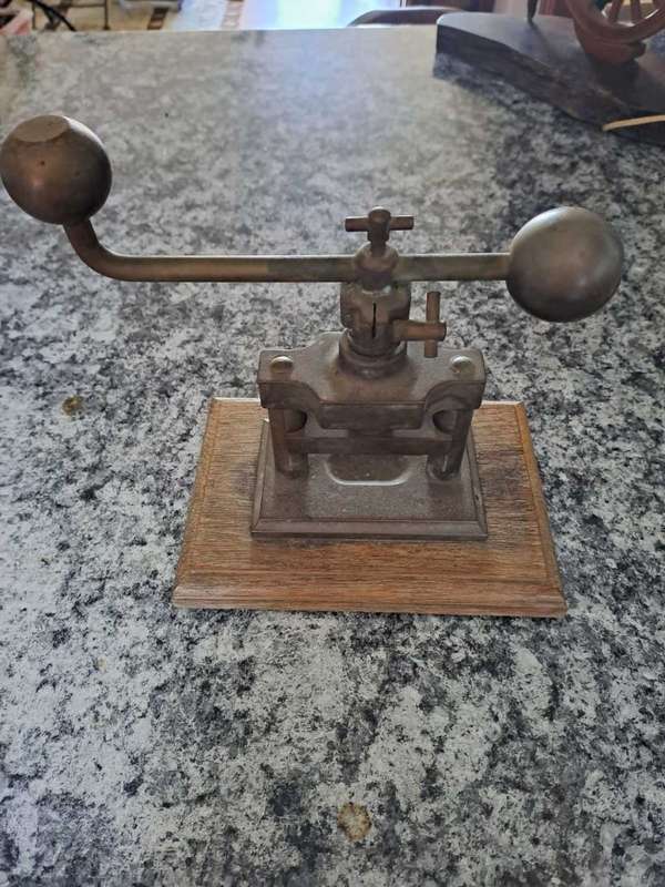 Rare Steampunk Nutcracker, brass/copper