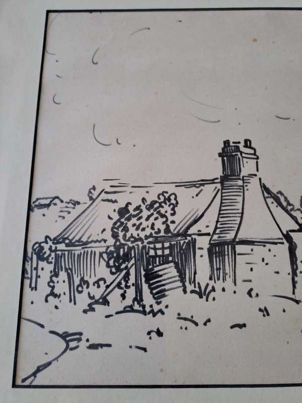 Jan Buys, SA artist, original, farmhouse