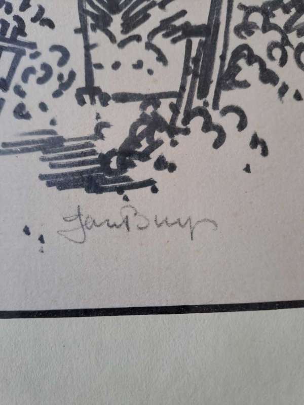 Jan Buys, SA artist, original, farmhouse