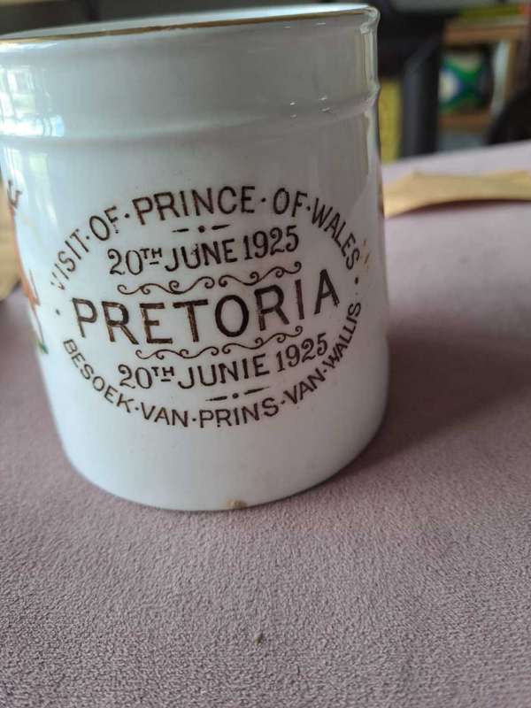 Prince of Wales visit 1925, Commemorative Mug