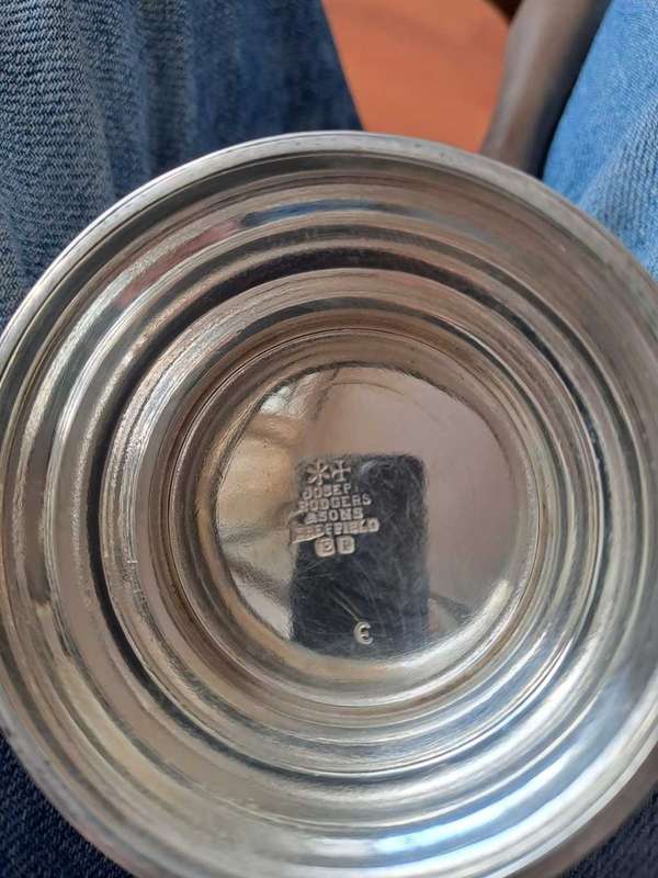 Joseph Rodgers & Sons silver plated chocolate pot