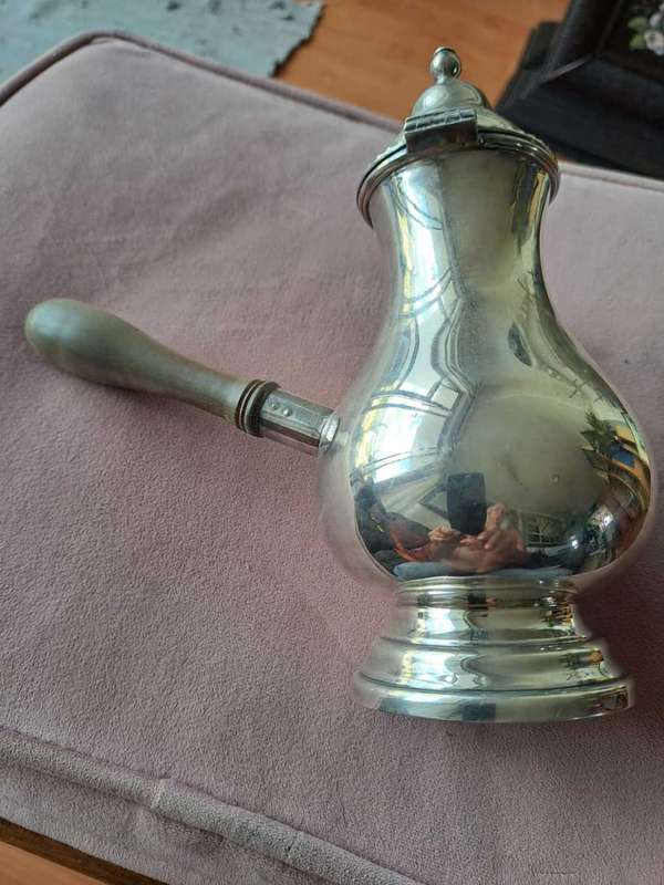 Joseph Rodgers & Sons silver plated chocolate pot
