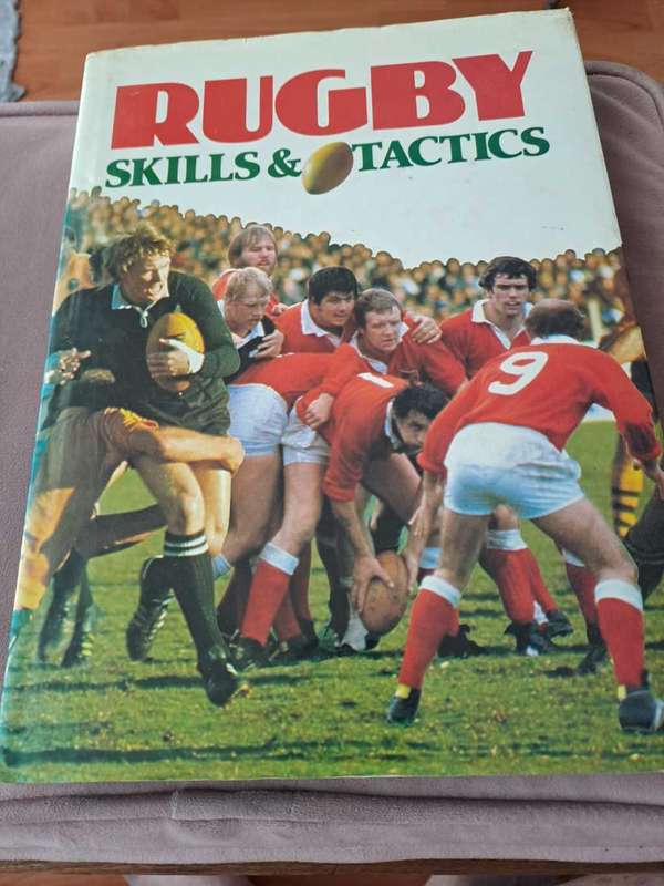 Rugby Skills and Tactics, signed by Vodanovich, Knight, Whetton, Pokere and 3 more