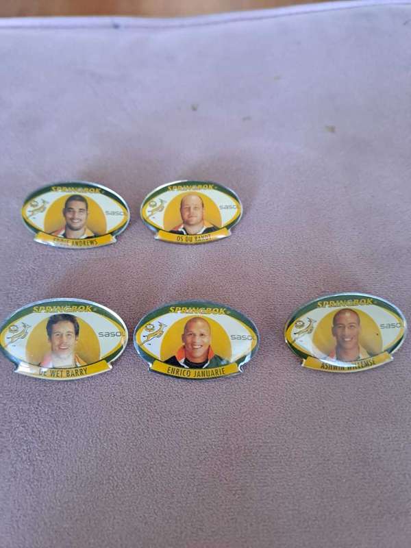 2006 Springbok Collection, 5 x badges