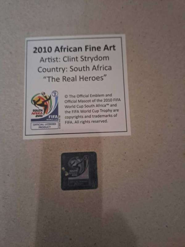 Clint Strydom `The Real Heroes` print