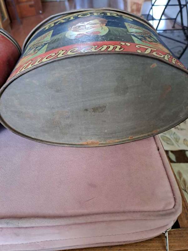 Antique Mackintosh`s and Batger`s Toffee Tins