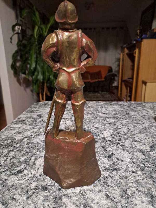 Friden Conquistador Solid brass statuette best salesman award