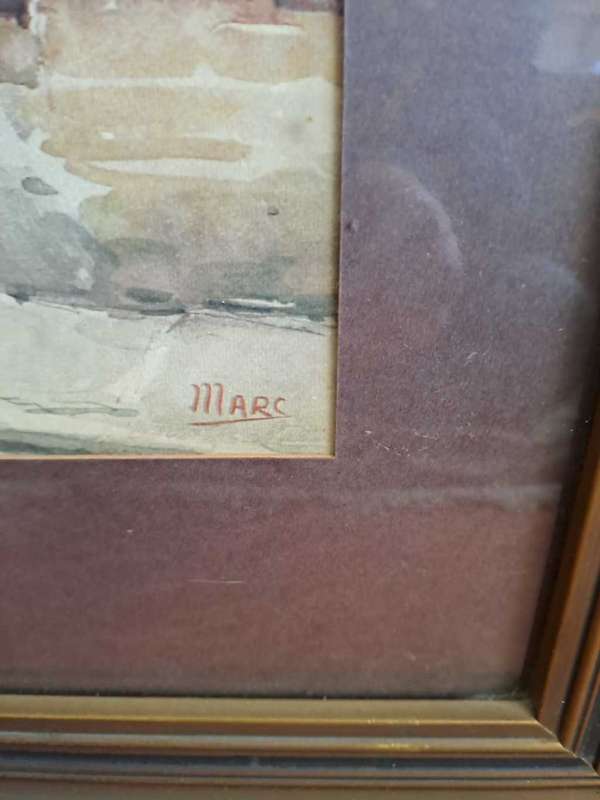 Nicolas Markovitch(signs A Marc or Marc) Lithograph Print