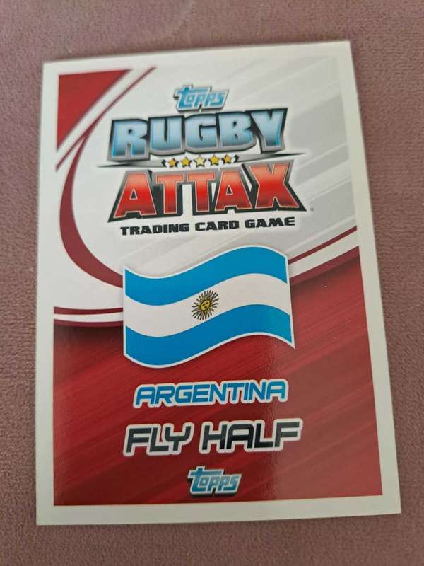 Rugby, Nicolas Sanchez original autograph