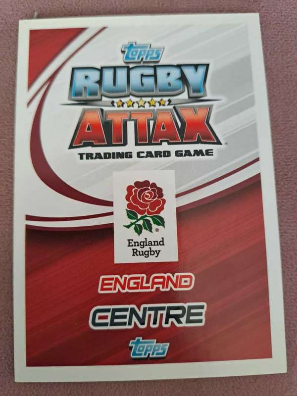 Rugby, Brad Barritt original autograph