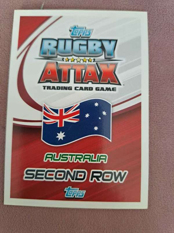 Rugby, Will Skelton original autograph