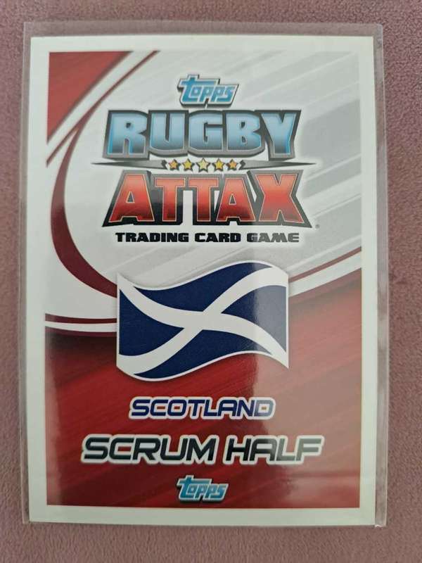 Rugby, Greig Laidlaw original autograph, Scotland Captain