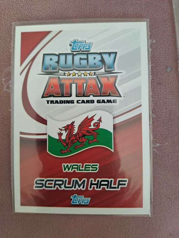 Rugby, Mike Phillips original autograph