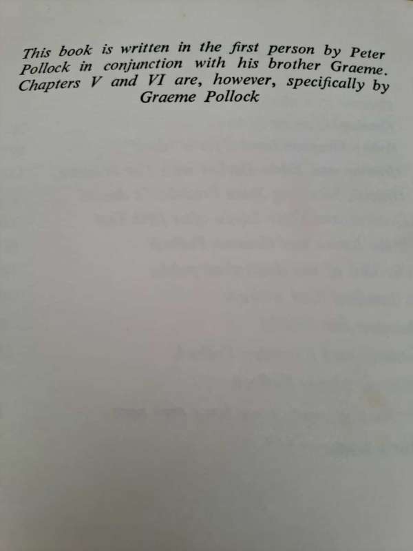 Bouncers and Boundaries, signed Graham and Peter Pollock