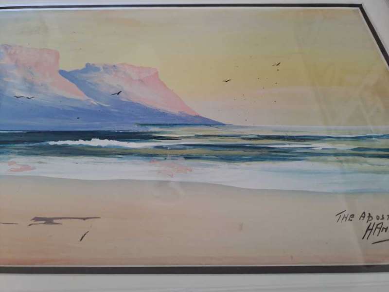 The Apostles by H Anderson, acrylic on paper