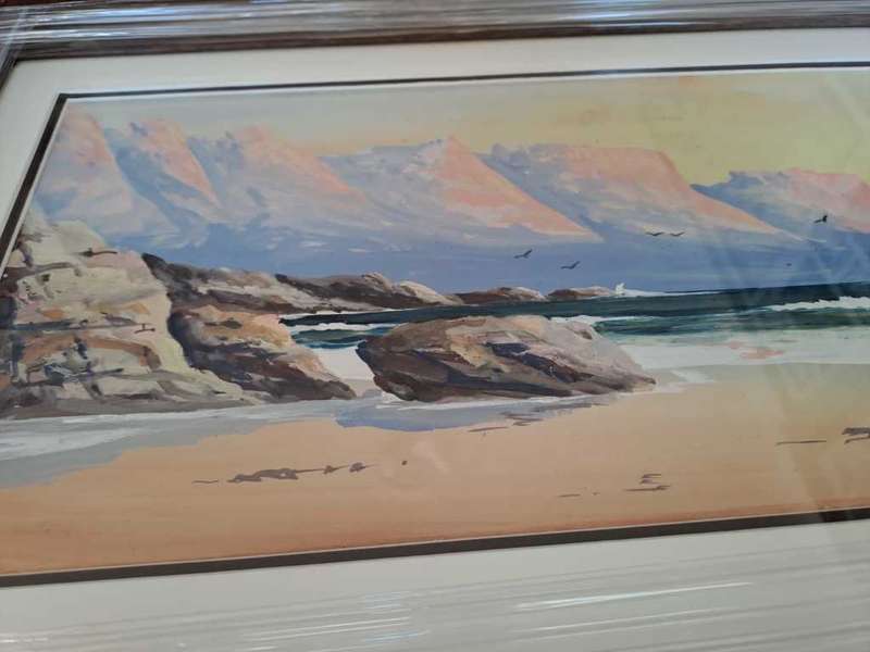 The Apostles by H Anderson, acrylic on paper