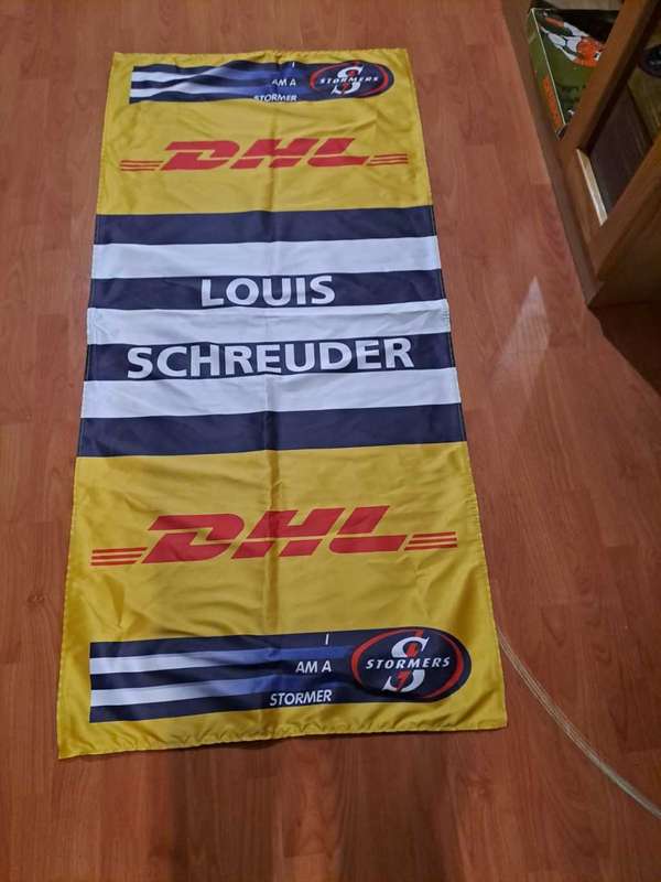Rugby Locker Room Banner Louis Schreuder