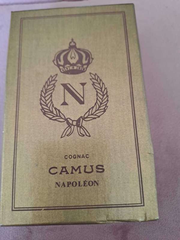 L/Edit Cognac Camus Napoleon porcelain decanter
