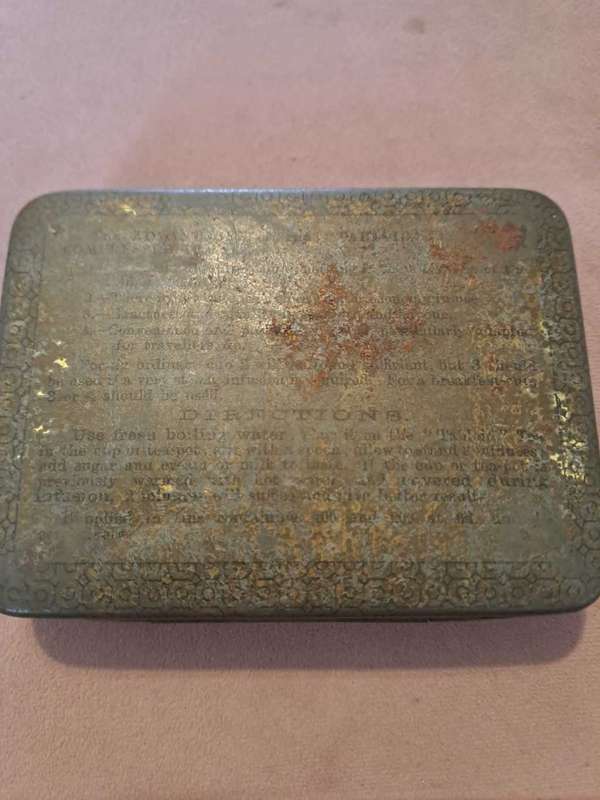 WW1 Tabloid Tea Tin